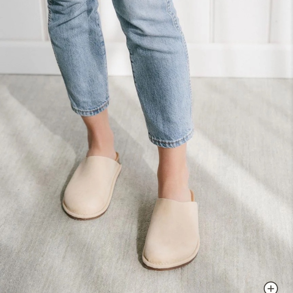 Jenni Kayne - Oiled Leather Moc Clog - Natural - size 38